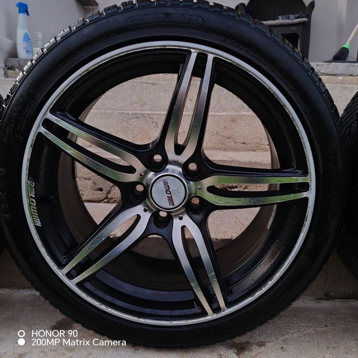 Set Complet Jante Motec R18 Bicolore cu Anvelope All Season Nexen