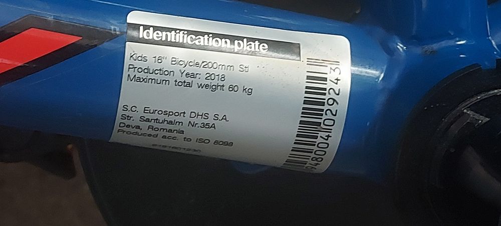 Bicicleta băieți DHS