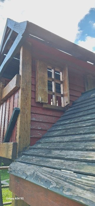 Ansamblu joaca copii exterior, lemn