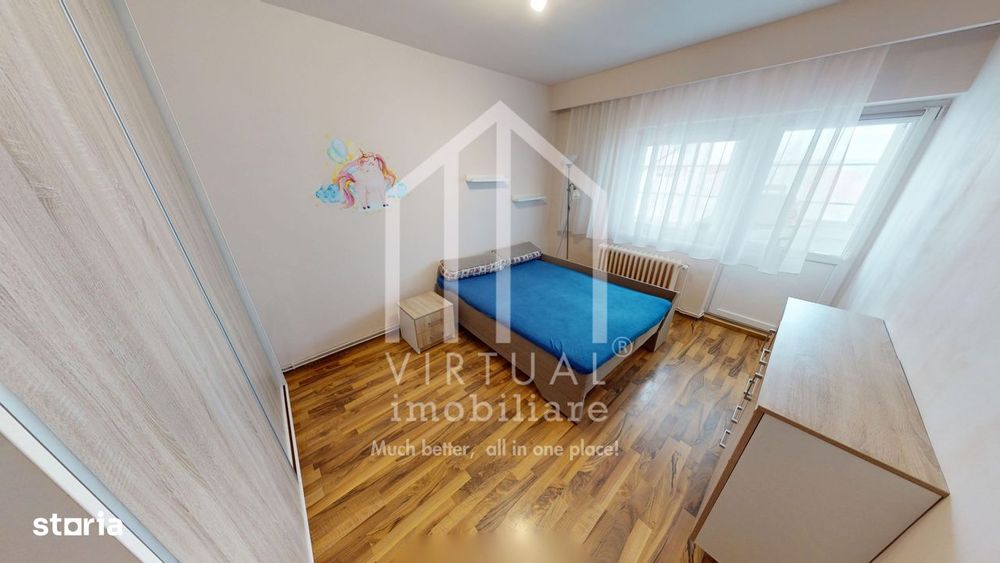 Apartament de vanzate in Sibiu cu 2 camere mobilat, bloc cu lift