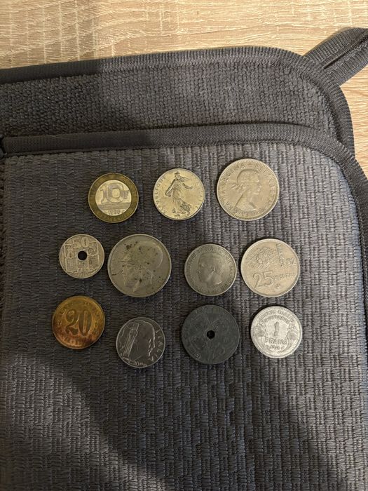 Lot 28 monede tari Luxemburg Portugalia Filipine etc