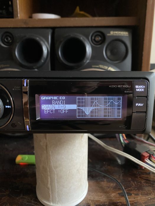 Kenwood KDC-BT60U - НАЙ ВИСОК КЛАС - ТОП МОДЕЛ - 4V USB Bluetooth CD mp3 плеър за кола сд авто радио