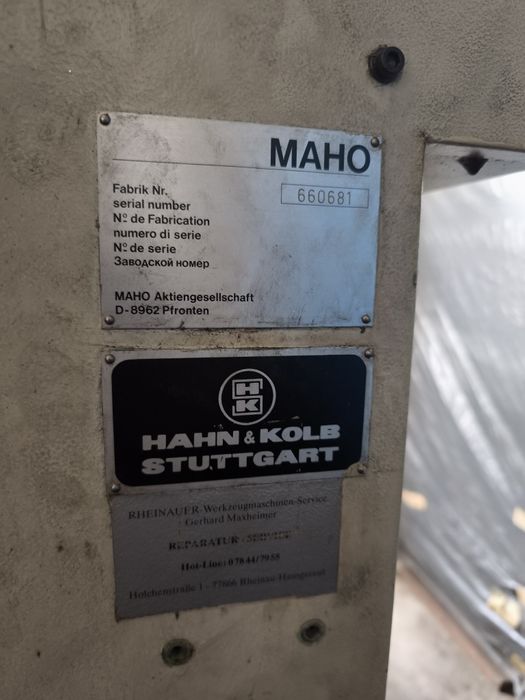 CNC фрезова машина MAHO MH 600 E2