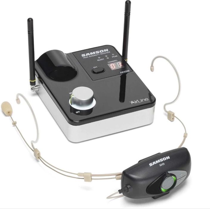 Samson AirLine 99M AH9 Microfon Wireless UHF Headset Profesional Fitness Conferinte Scena Biserica Prezentari Nou Sigilat