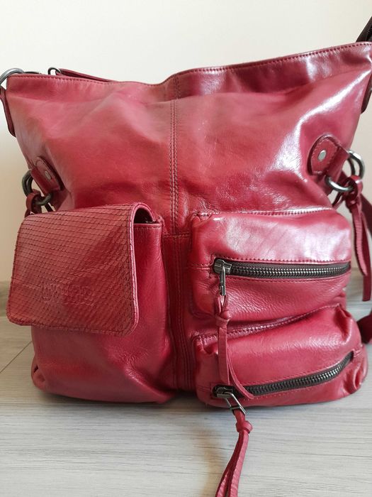 Чанта естествена кожа INDIGO