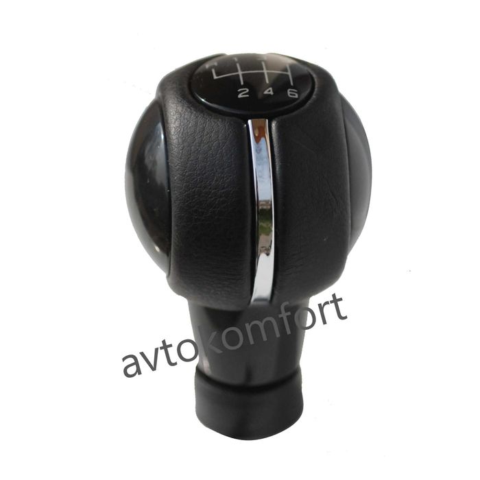 Кожена топка Дръжка за скоростен лост за MINI Cooper (6 скорости) R55 R56 R60 С Код Р 8281