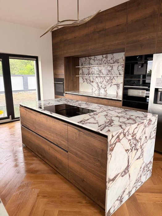 Quartz Calacatta Viola pentru blaturi de bucatarie si insula