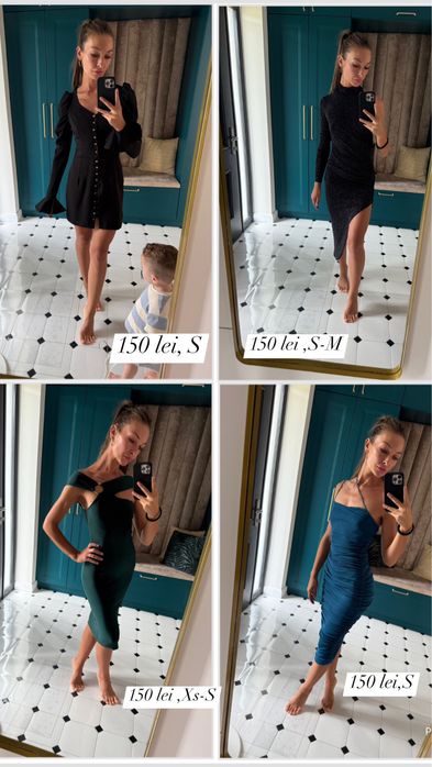 Rochie midi/scurta/ocazie/eleganta /coktail