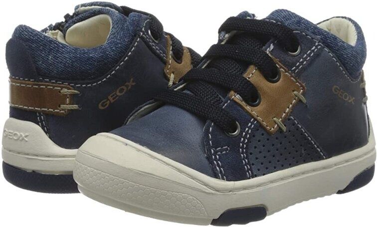 Geox Baby Boy сникърси, естествена кожа, номер 23