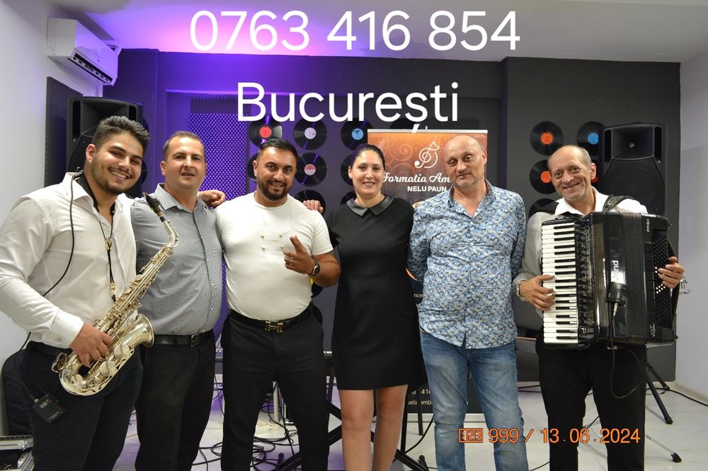 Formație Nunta botez. Ambient Nelu Paun. Bu