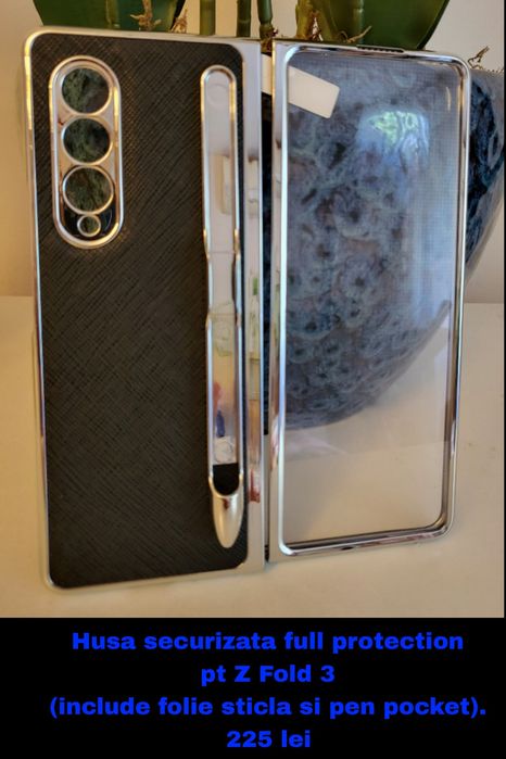 Z FOLD 3 - Husa cu pen pocket si folie
