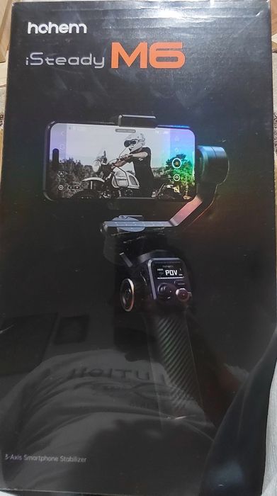 Hohem iSteady M6 Kit Stabilizator Gimbal pentru Smartphone, Gimbal pentru Telefon pe 3 Axe