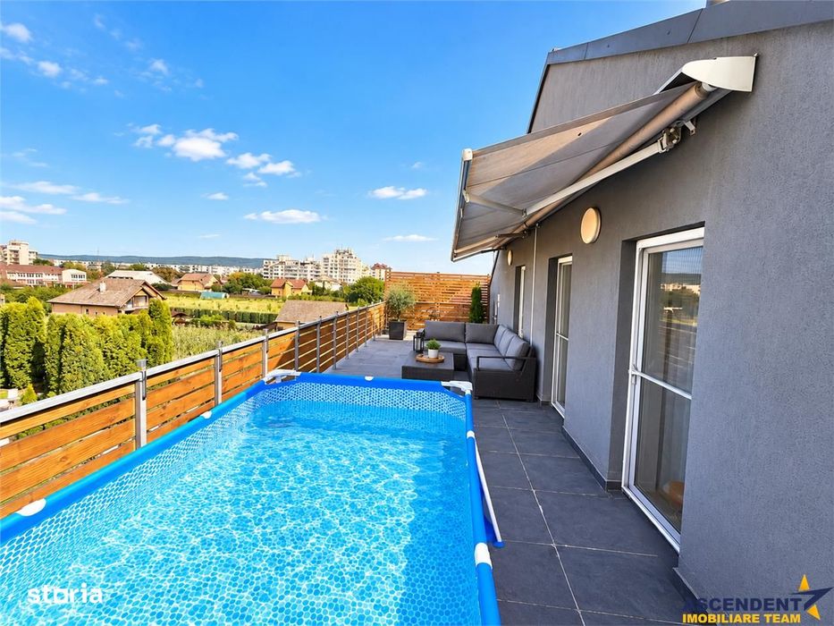 Penthouse elegant, terasa panoramica, 146mp, parcare privata, Unirii,