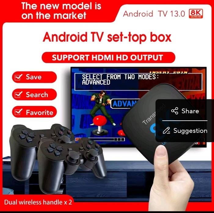 Tv Box Transpeed  android 13