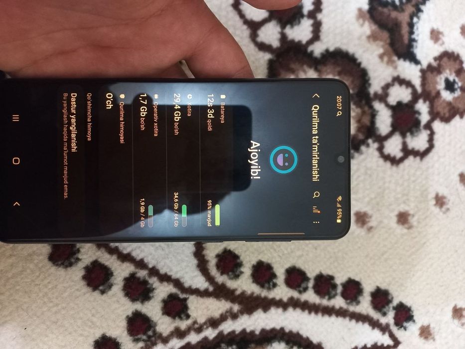 SAMSUNG A 31  kelishamiz