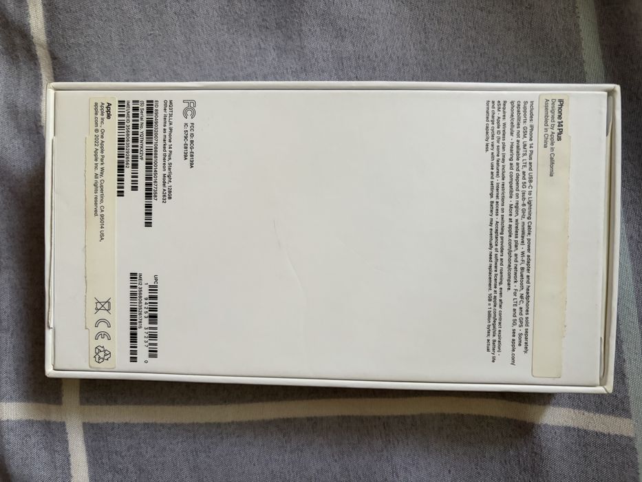iphone 14 plus, esim 128 gb