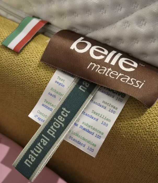 Pat de o persoană +salteaua alba( Belle materassi