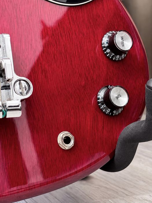 chitara bass Epiphone EB-0, cherry, short scale