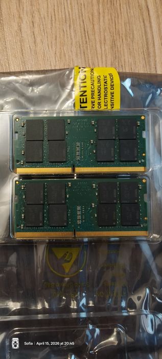 RAM 32GB DDR4 3200 Crucial SODIMM 2 x 16GB памет за лаптоп