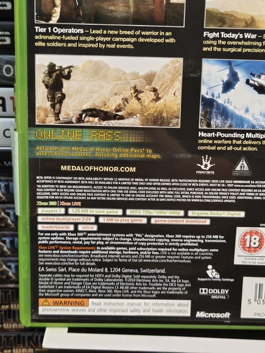Joc/jocuri Medal Of Honor Xbox360 original