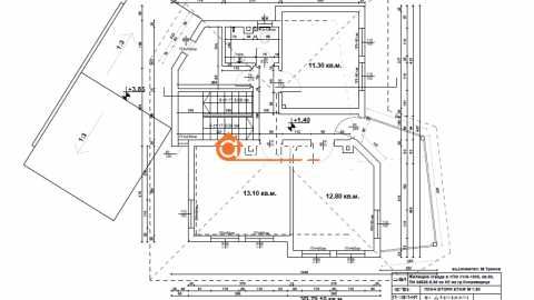 Парцел с площ 312 кв.м в гр.Копривщица, с проект за двуетажна къща