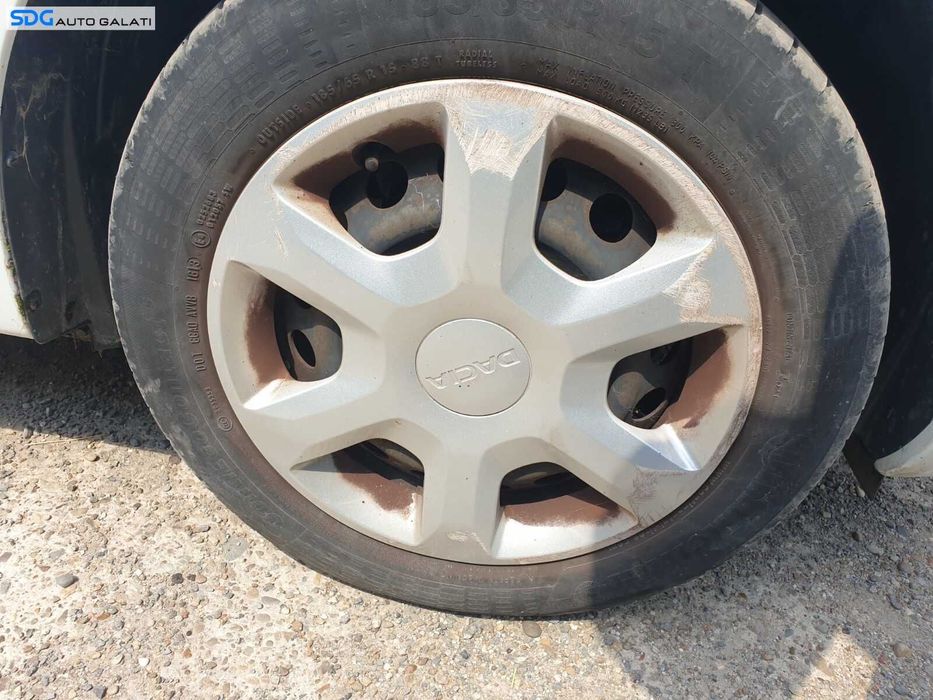 Set 4 Jante Roti Tabla cu Capace 185 65 15 R15 Dacia Logan 2 2012 - 2020 Cod sdgjt15bds1