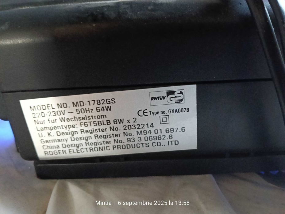 Lampa verificare bani