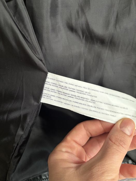 Geaca piele biker mango