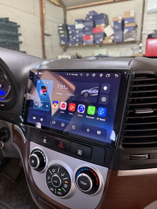 Navigatie Android Hyundai Santafe Waze Youtube + Camera Marsarier