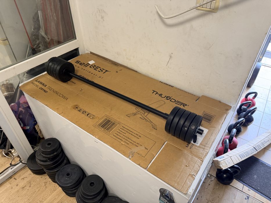 Bara haltera Haltera piept brate biceps triceps geno 14 kg pret promo 150 lei
