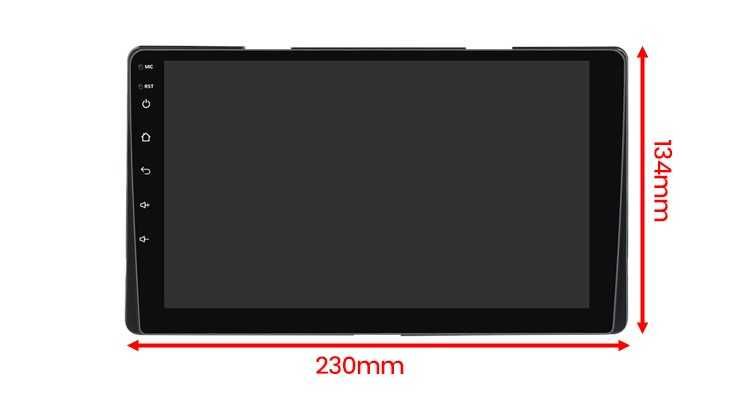 TOYOTA SIENNA 2016-2017 - 9" андроид навигация, 9524