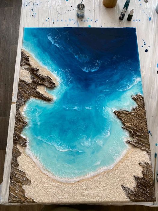 Столы и картины из эпоксидной смолы