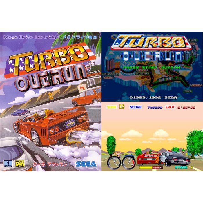 Кассета на сегу 7 игр гонки (DY-88)