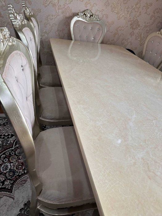 Гостевой стол и 8 стульев
