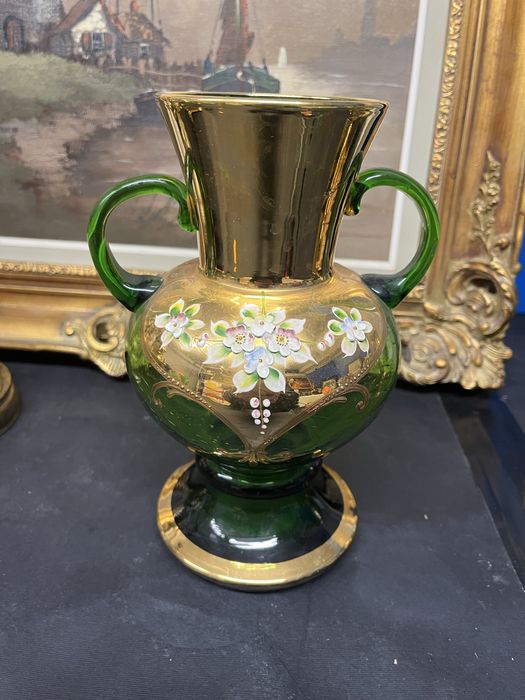 Стара,колекционерска ваза Бохемия,Чехия