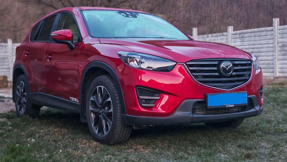 Mazda CX-5 Mentenanta recenta, culoare ROSU SOUL CRYSTAL, interior piele alba