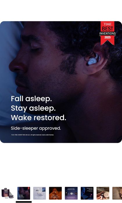 Ozlo sleepbuds, casti concepute pentru somn, sigilate, transport incus