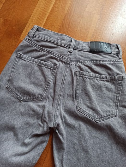 дънки cropped straight-fit | stradivarius