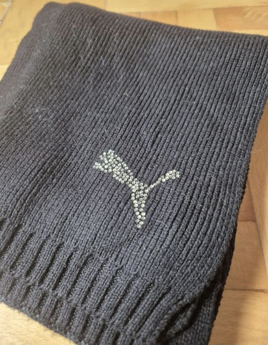 Fular Premium Puma, Logo Paiete, Bumbac Moale, Iarnă, Sportiv - Unisex