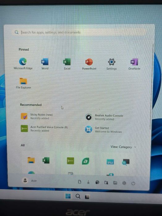 Acer Aspire 5 i5 1240p RTX 2050 4GB 16GB RAM 256 SSD
