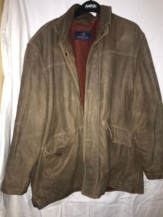 geaca de piele cortefiel