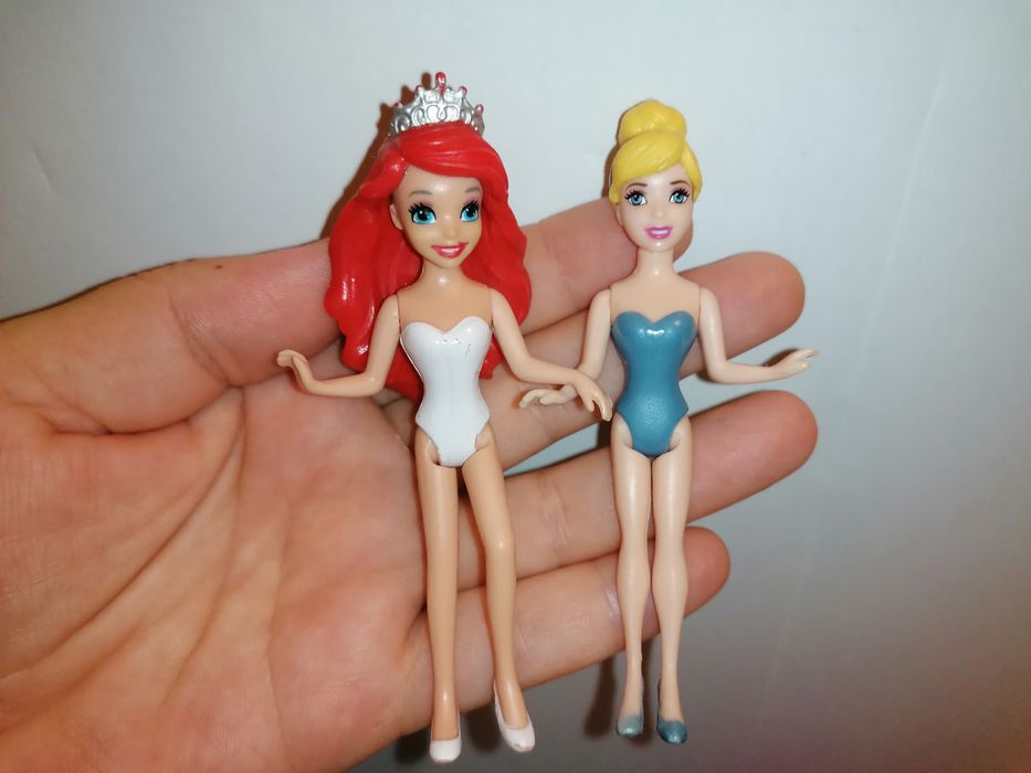 Figurine printese clips /Rapunzel, Ariel, Elsa, Tiana