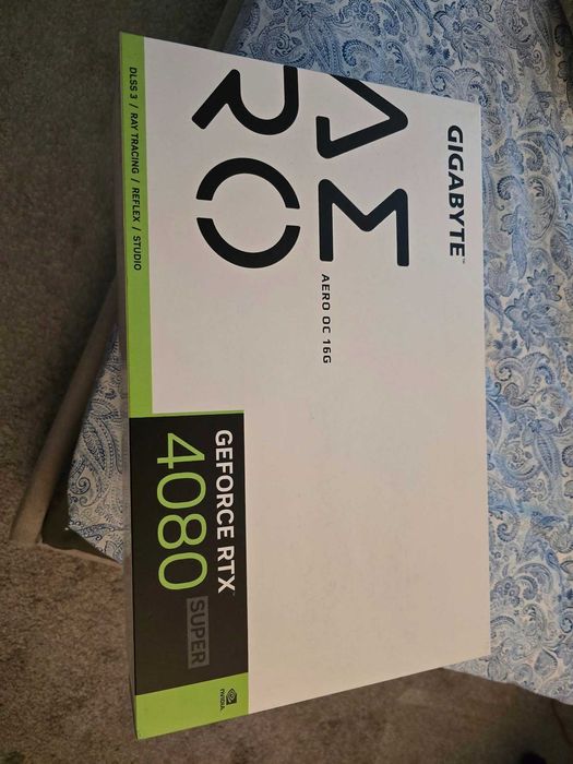 Gigabyte RTX 4080 SUPER AERO OC Edition 16GB GDDR6X - Пълен комплект!