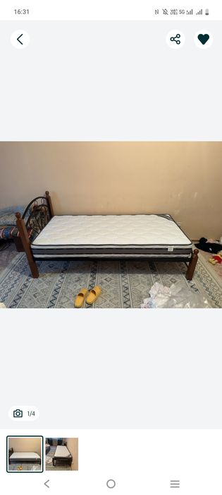 Кровать 200х120.200х90 4шт