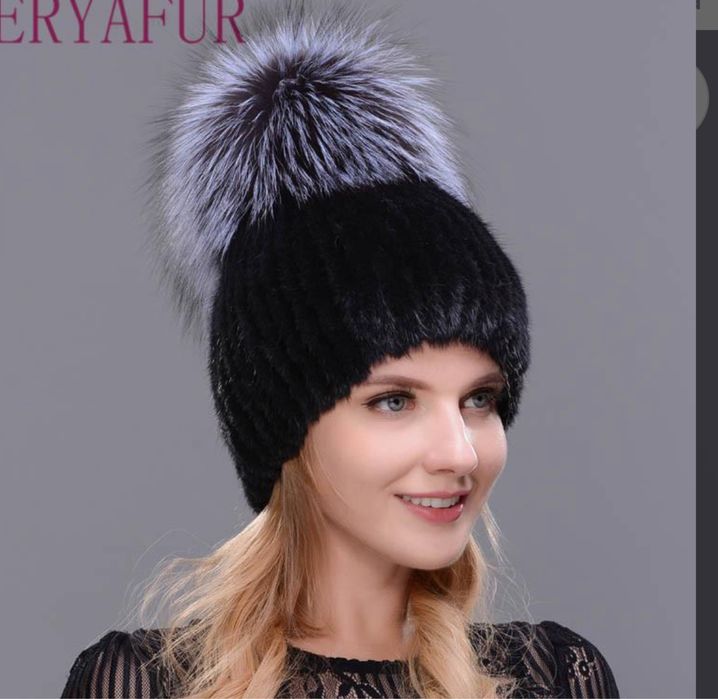 Vand caciulă de blană naturală