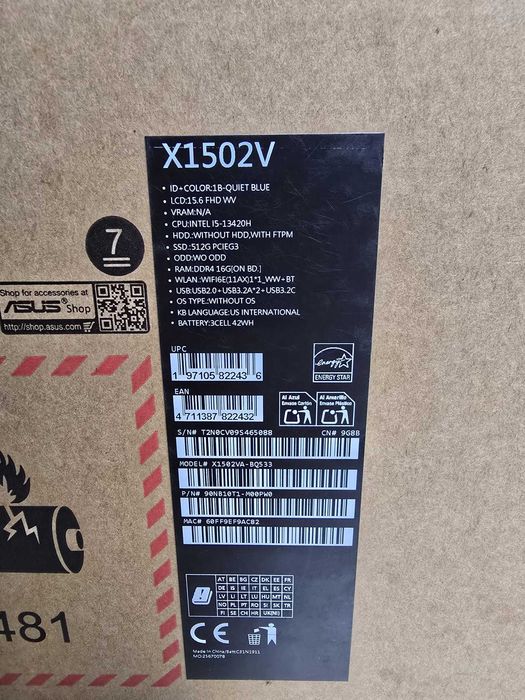 Laptop ASUS  Vivobook 15 X1502V i5-13420H Bmg Amanet 102044