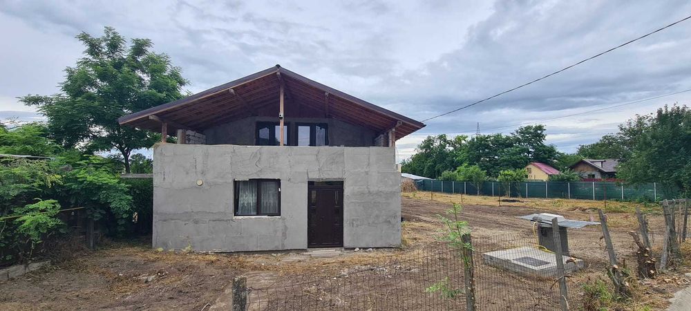 Casă(P+M, 90mp) + teren(1600mp), Bulboaca,Vaslui