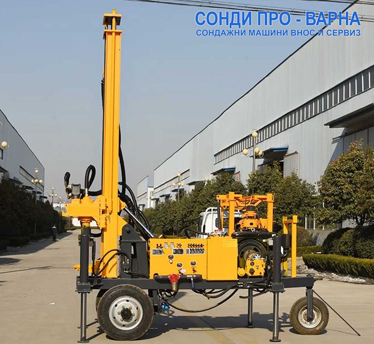 Нова Професионална Самоходна Сондажна машина Car-150CN2x2 до 150 метра