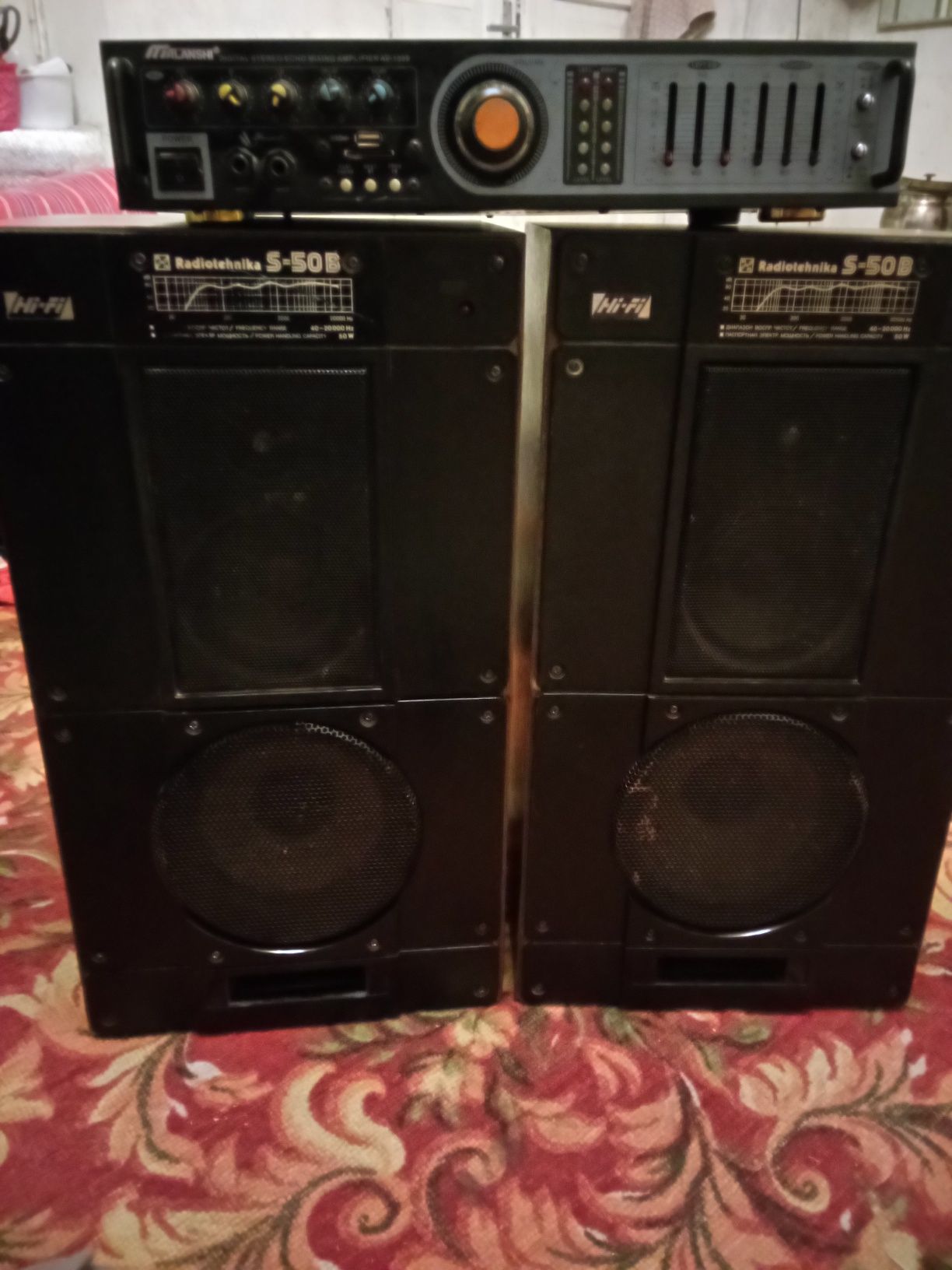 Колонка 50w Hi:Fi + Усилитель: 15 000 000 сум - Усилители / ресиверы ...