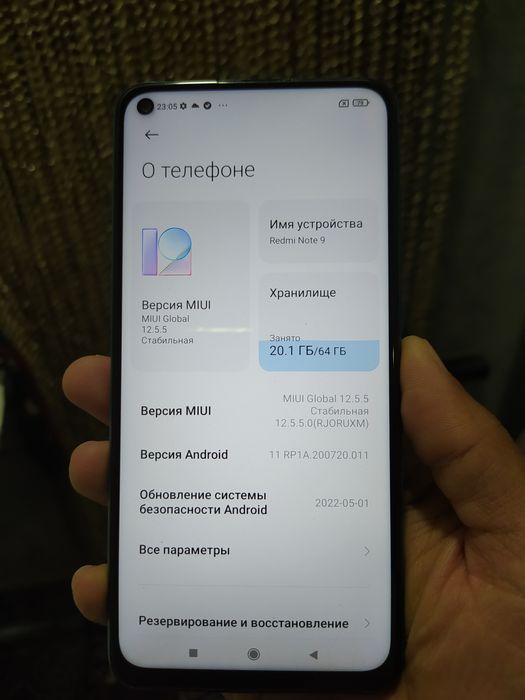 Redmi note 9 global ideal holatda 100%
